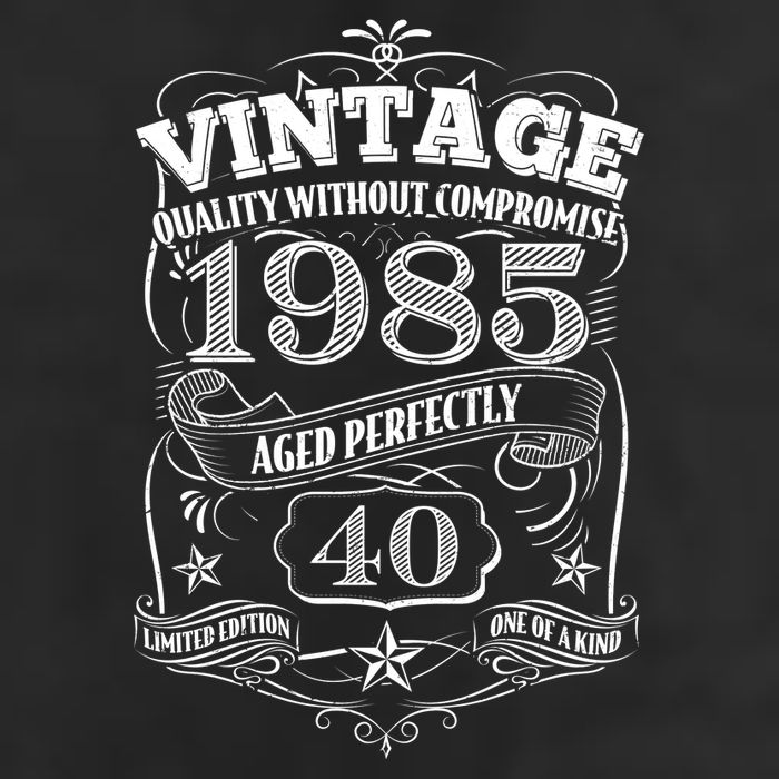 Vintage Quality Without Compromise Age Perfectly 1985 40th Birthday Hat