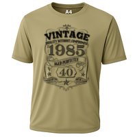 Vintage Quality Without Compromise Age Perfectly 1985 40th Birthday Performance Shirt