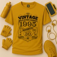 Vintage Quality Without Compromise Age Perfectly 1995 30th Birthday Cooling Performance Crew T-Shirt