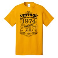 Vintage Quality Without Compromise Age Perfectly 1974 50th Birthday Tall T-Shirt