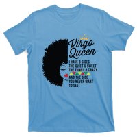 Virgo Queen Zodiac Personality Qualities Black Gift T-Shirt