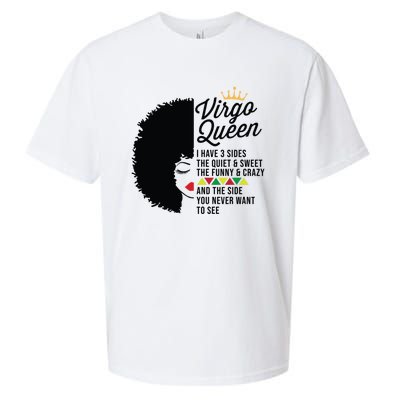 Virgo Queen Zodiac Personality Qualities Black Gift Sueded Cloud Jersey T-Shirt