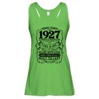 Vintage Retro 1927 Birthday Limited Edition Living Legend Built To Last Ladies Essential Flowy Tank