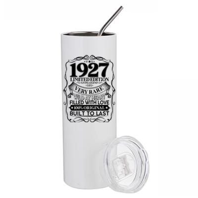 Vintage Retro 1927 Birthday Limited Edition Living Legend Built To Last Stainless Steel Tumbler