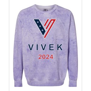 Vivek Ramaswamy 2024 Presidential Campaign Colorblast Crewneck Sweatshirt