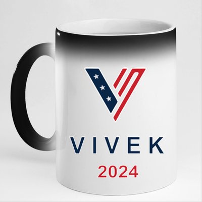 Vivek Ramaswamy 2024 Presidential Campaign 11oz Black Color Changing Mug