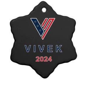 Vivek Ramaswamy 2024 Presidential Campaign Ceramic Star Ornament