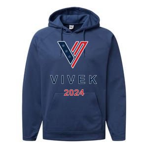 Vivek Ramaswamy 2024 Presidential Campaign Performance Fleece Hoodie