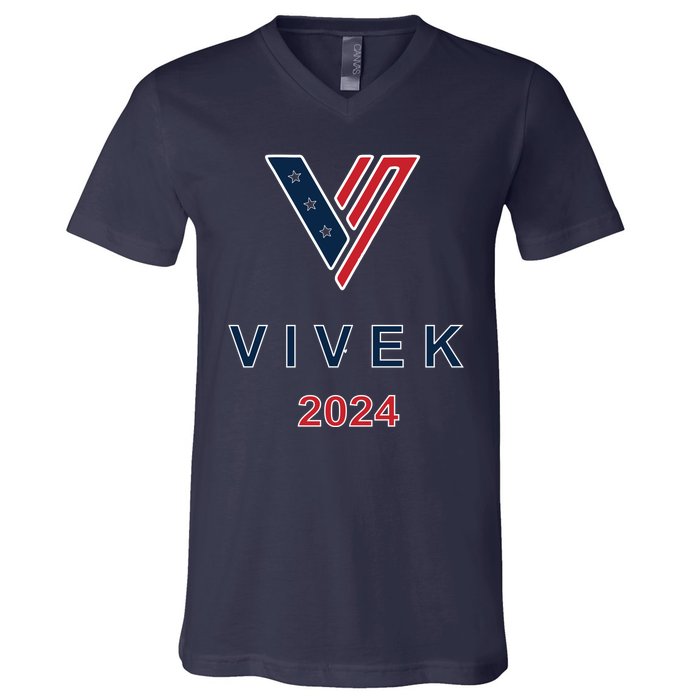 Vivek Ramaswamy 2024 Presidential Campaign V-Neck T-Shirt