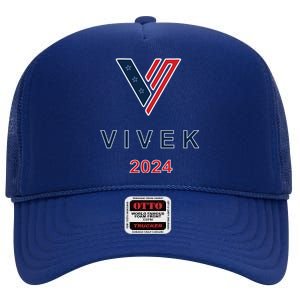 Vivek Ramaswamy 2024 Presidential Campaign High Crown Mesh Back Trucker Hat