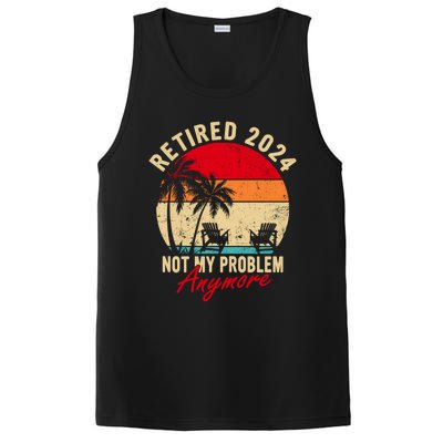 Vintage Retired 2024 Not My Problem Anymore Gifts PosiCharge Competitor Tank