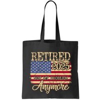 Vintage Retired 2025 Not My Problem Anymore American Flag Bag