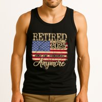 Vintage Retired 2025 Not My Problem Anymore American Flag Tank Top