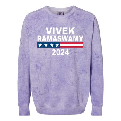 Vivek Ramaswamy 2024 Election Colorblast Crewneck Sweatshirt