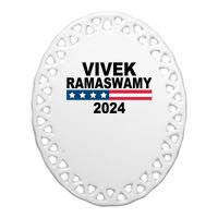 Vivek Ramaswamy 2024 Election Ceramic Oval Ornament