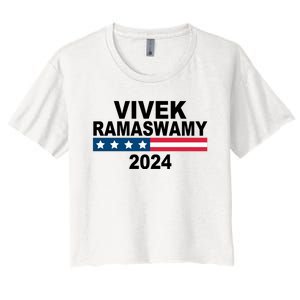 Vivek Ramaswamy 2024 Election Women's Crop Top Tee