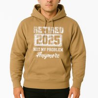 Vintage Retired 2025 Not My Problem Anymore Dad Hoodie