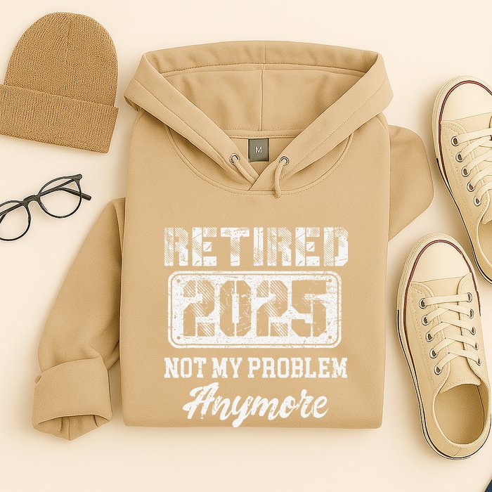 Vintage Retired 2025 Not My Problem Anymore Dad Hoodie