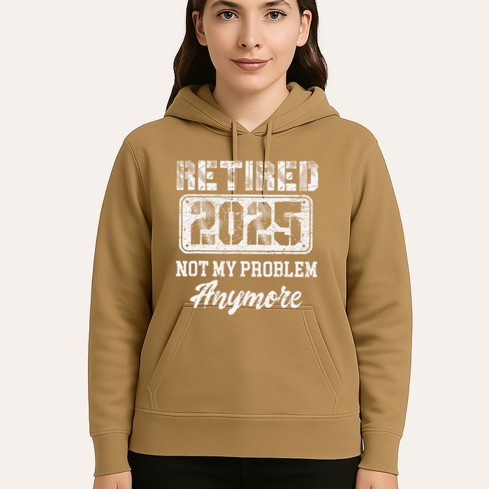 Vintage Retired 2025 Not My Problem Anymore Dad Hoodie