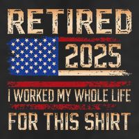 Vintage Retired 2025 Retirement American Flag Not My Problem Gifts Hat