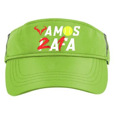 Vamos Rafa 21 Rafael Nadal Tennis Lover Adult Drive Performance Visor