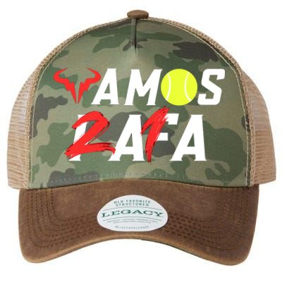 Vamos Rafa 21 Rafael Nadal Tennis Lover Legacy Tie Dye Trucker Hat