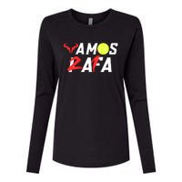 Vamos Rafa 21 Rafael Nadal Tennis Lover Womens Cotton Relaxed Long Sleeve T-Shirt