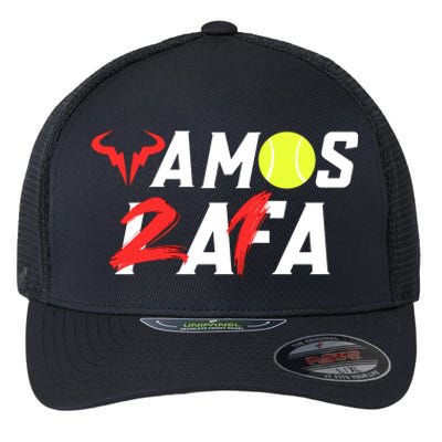 Vamos Rafa 21 Rafael Nadal Tennis Lover Flexfit Unipanel Trucker Cap