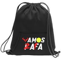 Vamos Rafa 21 Rafael Nadal Tennis Lover Sweatshirt Cinch Pack Bag