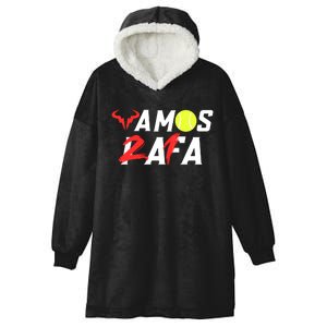 Vamos Rafa 21 Rafael Nadal Tennis Lover Hooded Wearable Blanket