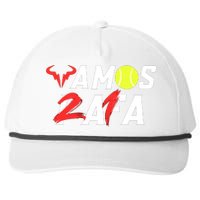 Vamos Rafa 21 Rafael Nadal Tennis Lover Snapback Five-Panel Rope Hat