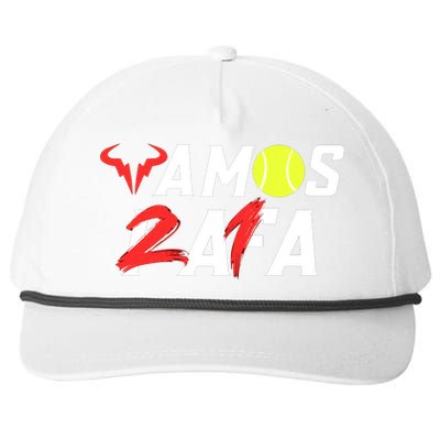 Vamos Rafa 21 Rafael Nadal Tennis Lover Snapback Five-Panel Rope Hat