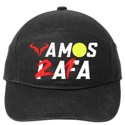 Vamos Rafa 21 Rafael Nadal Tennis Lover 7-Panel Snapback Hat