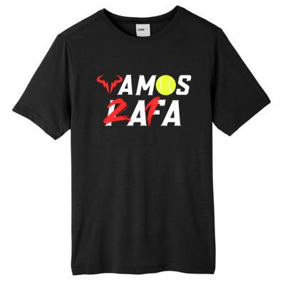 Vamos Rafa 21 Rafael Nadal Tennis Lover Tall Fusion ChromaSoft Performance T-Shirt