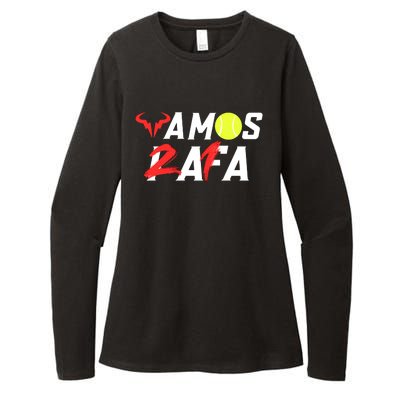 Vamos Rafa 21 Rafael Nadal Tennis Lover Womens CVC Long Sleeve Shirt