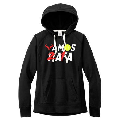 Vamos Rafa 21 Rafael Nadal Tennis Lover Women's Fleece Hoodie