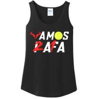 Vamos Rafa 21 Rafael Nadal Tennis Lover Ladies Essential Tank