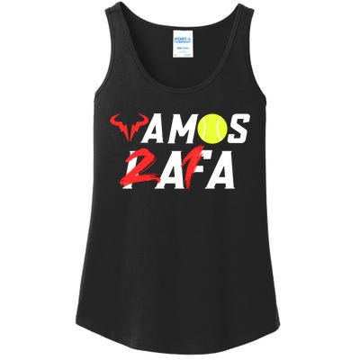 Vamos Rafa 21 Rafael Nadal Tennis Lover Ladies Essential Tank