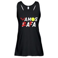 Vamos Rafa 21 Rafael Nadal Tennis Lover Ladies Essential Flowy Tank