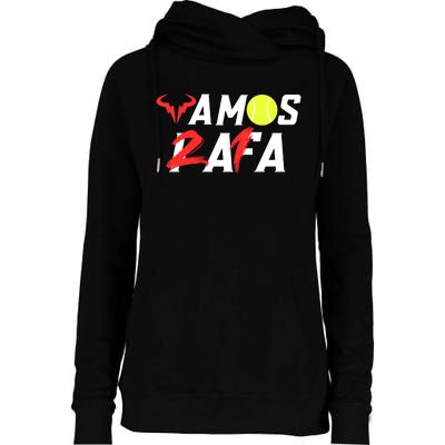 Vamos Rafa 21 Rafael Nadal Tennis Lover Womens Funnel Neck Pullover Hood