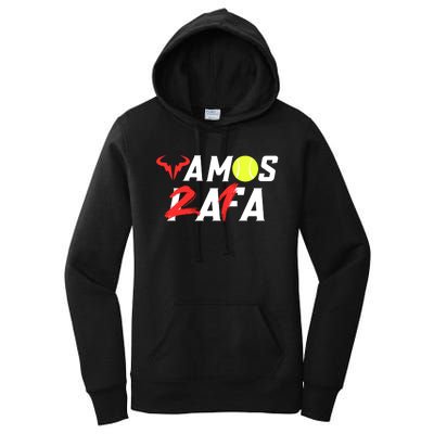 Vamos Rafa 21 Rafael Nadal Tennis Lover Women's Pullover Hoodie