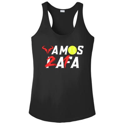 Vamos Rafa 21 Rafael Nadal Tennis Lover Ladies PosiCharge Competitor Racerback Tank