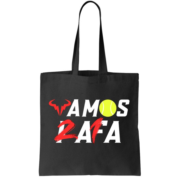 Vamos Rafa 21 Rafael Nadal Tennis Lover Tote Bag