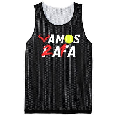 Vamos Rafa 21 Rafael Nadal Tennis Lover Mesh Reversible Basketball Jersey Tank