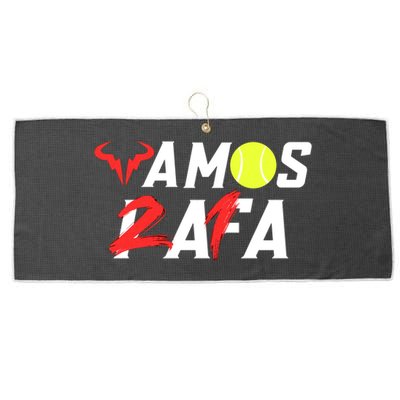 Vamos Rafa 21 Rafael Nadal Tennis Lover Large Microfiber Waffle Golf Towel