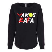 Vamos Rafa 21 Rafael Nadal Tennis Lover Womens California Wash Sweatshirt