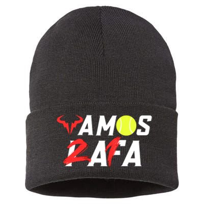 Vamos Rafa 21 Rafael Nadal Tennis Lover Sustainable Knit Beanie