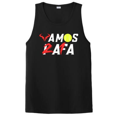 Vamos Rafa 21 Rafael Nadal Tennis Lover PosiCharge Competitor Tank