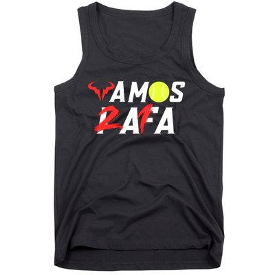 Vamos Rafa 21 Rafael Nadal Tennis Lover Tank Top