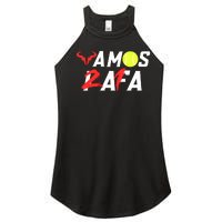 Vamos Rafa 21 Rafael Nadal Tennis Lover Women's Perfect Tri Rocker Tank